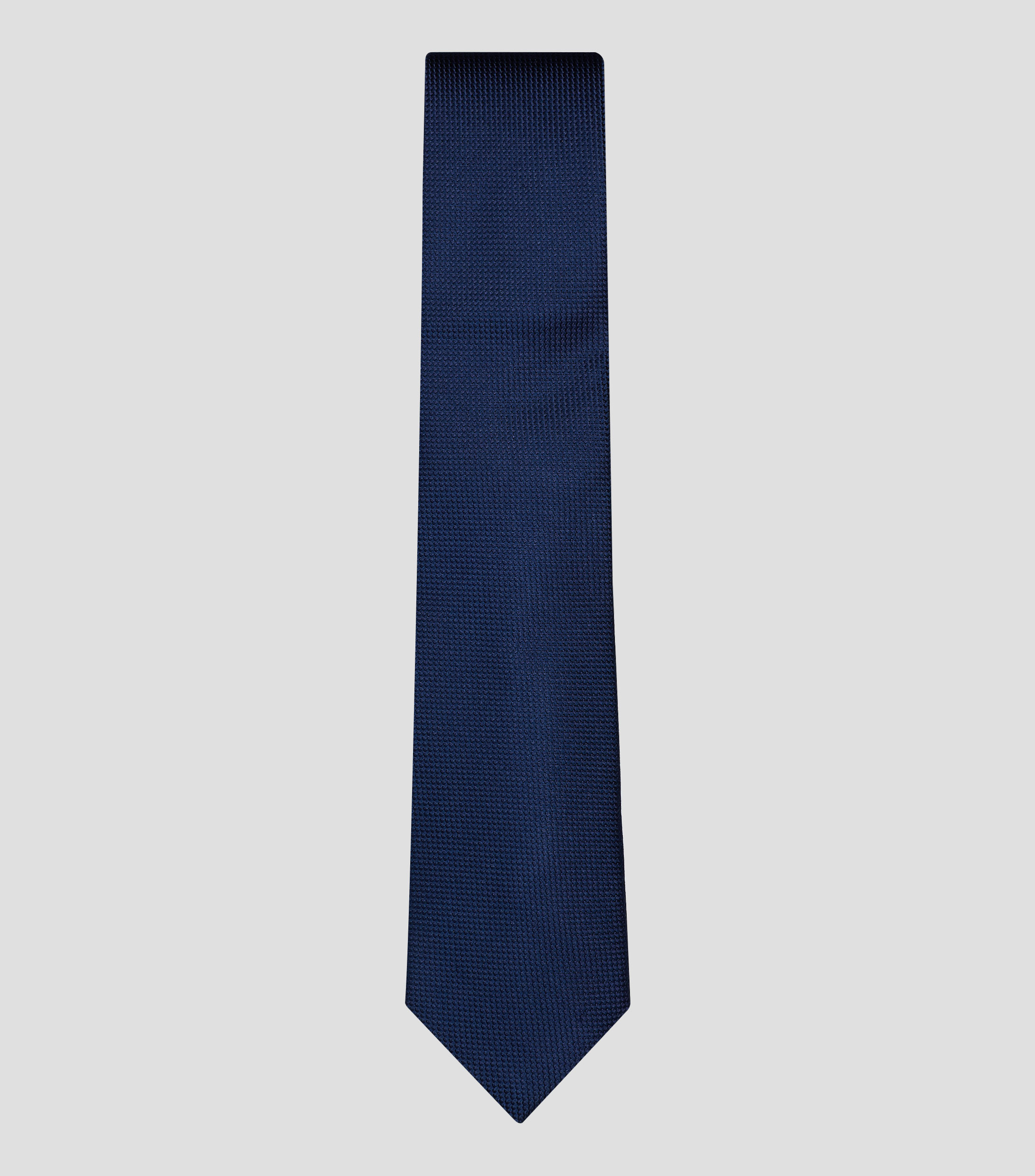 Corbata ancha de seda con microdiseño